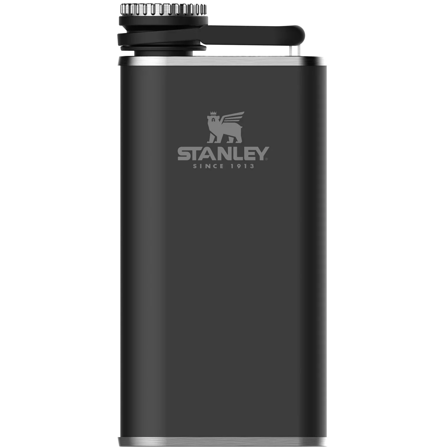 Classic Easy Fill Wide Mouth Flask Siyah Cep Matarası 0,23L