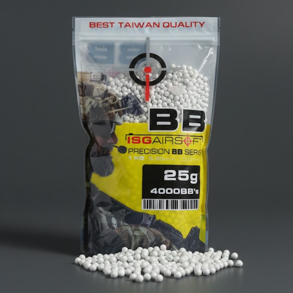 ISGAIRSOFT 0.25g BB Airsoft 4000 ADET 1KG