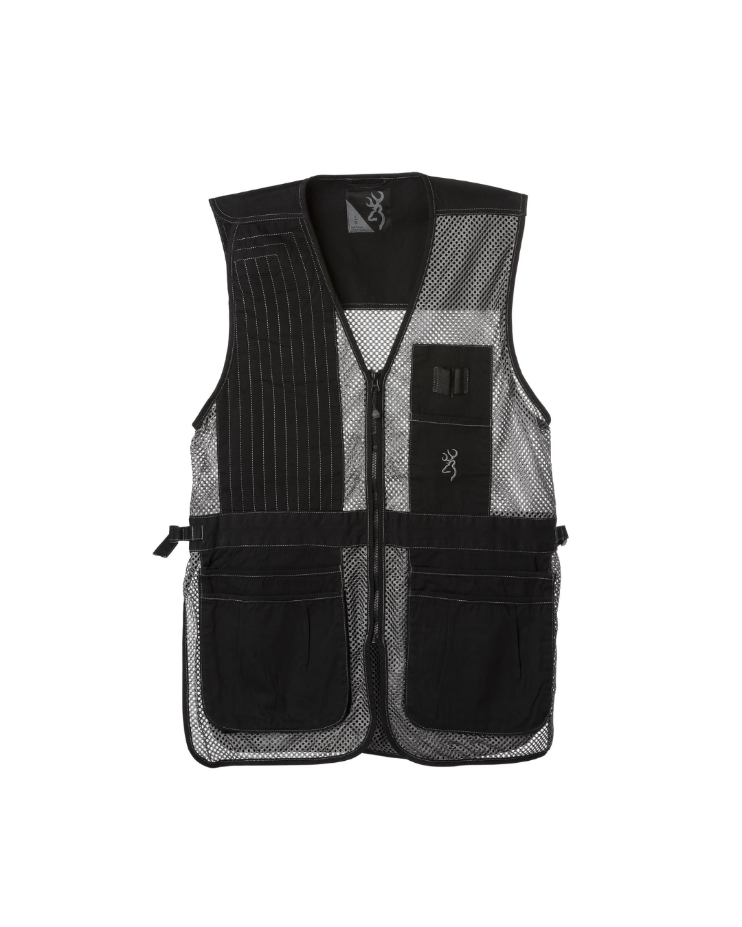 Browning Trapper Creek Mesh Shooting Vest – Profesyonel Siyah Atış Yeleği
