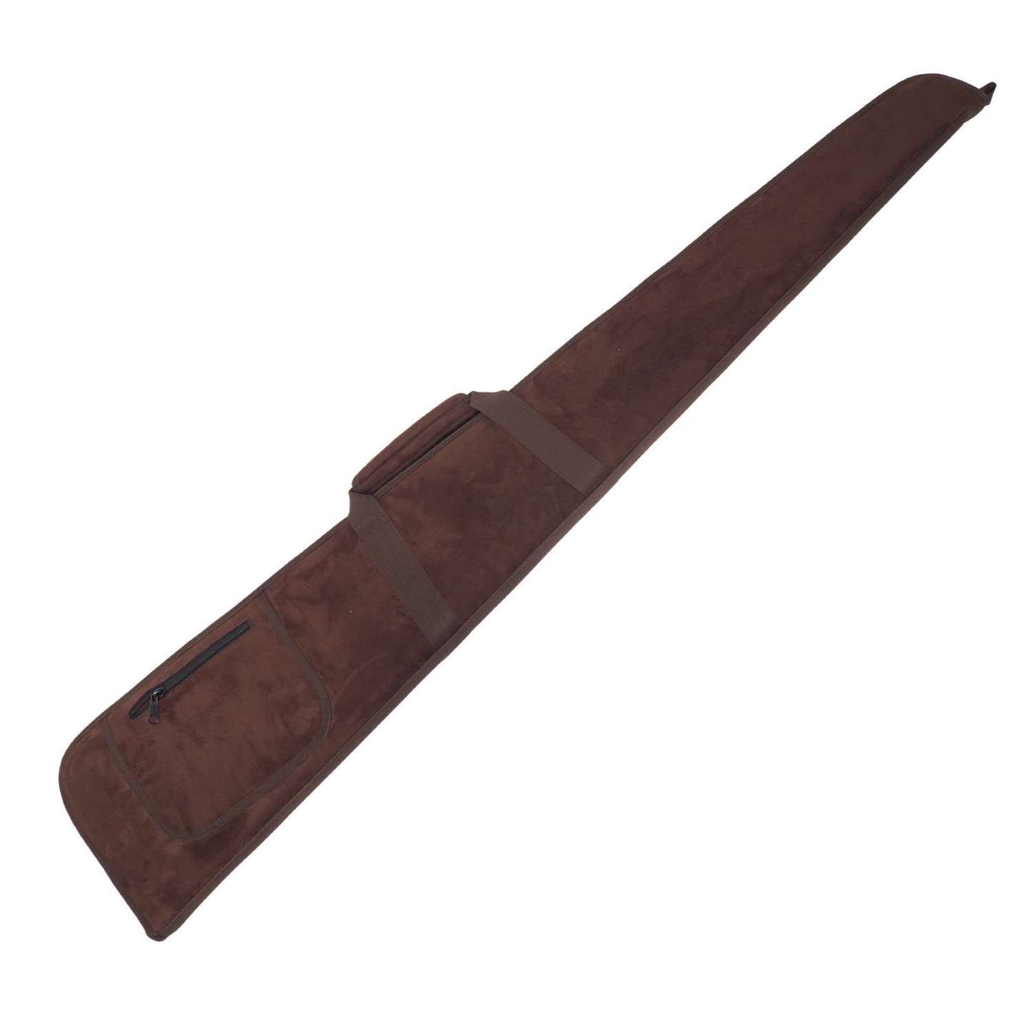Hunthink Cepli Kahverengi Süet Tüfek Kılıfı 71 cm