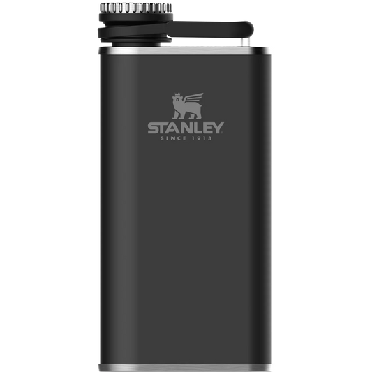 Classic Easy Fill Wide Mouth Flask Siyah Cep Matarası 0,23L