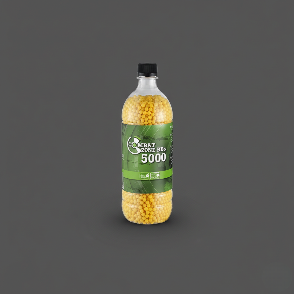 Combat Zone 0.12g 6 mm Sarı Ve Mavi Airsoft BB (5000 Adet)
